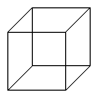 Necker Cube. 2kB